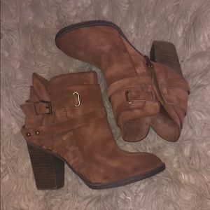 Brown booties